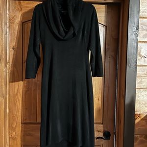 Black sweater dress